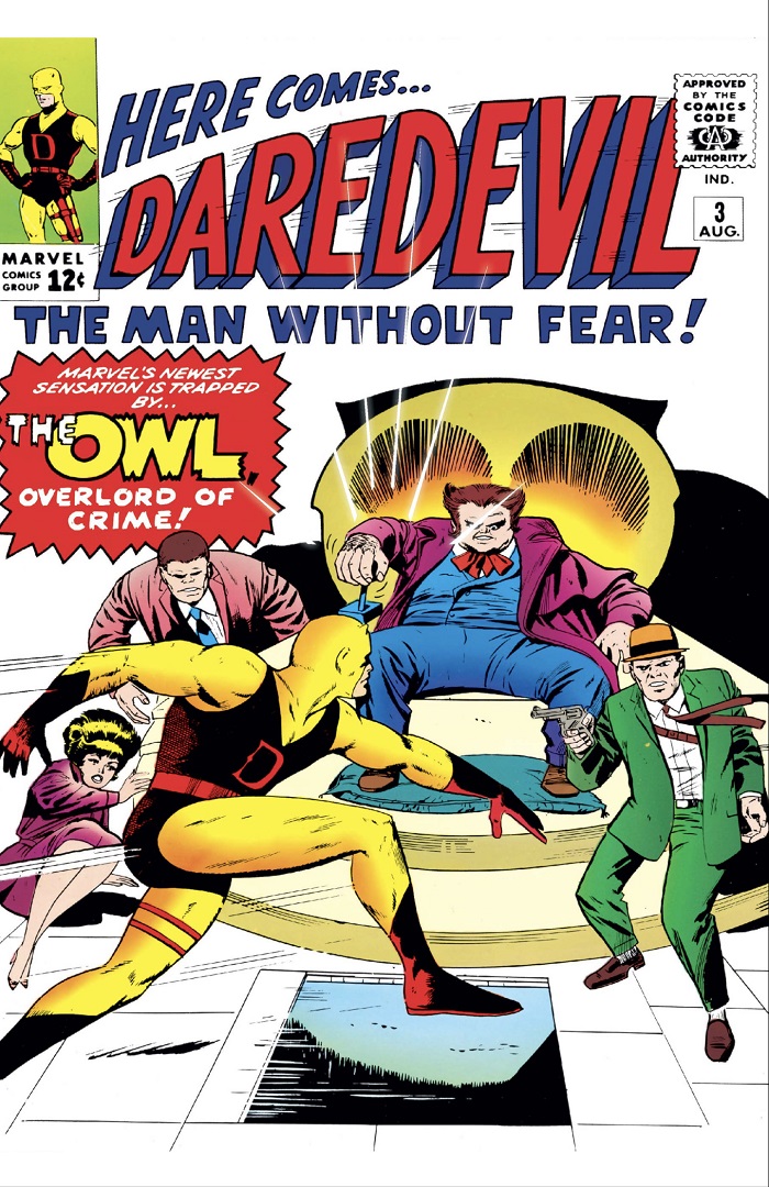 Daredevil #3:Daredevel Battles The Owl, Ominous Overlord Of Crime!