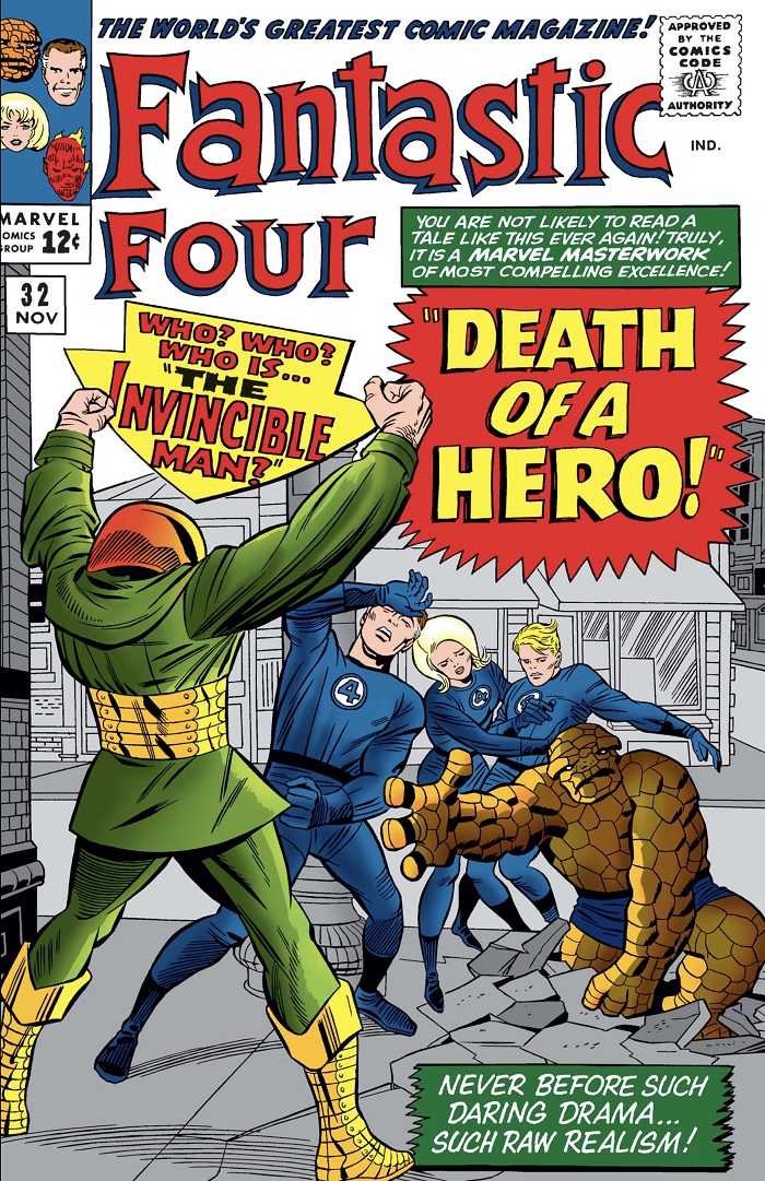 Fantastic Four  #32:Death Of A Hero